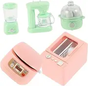 Kisangel 1 Set Mini Kitchen Appliance for Dollhouse Cooking Tools for Kitchen Play Imaginative Scenarios Present for Dollhouse Decor