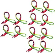 Outanaya 3sets Diy Braiding Ropes Colorful Hair Ties Strings for Hip Hop Hair Decor Hair Rope Ties for Styling 60pcs*3