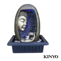 在飛比找momo購物網優惠-【KINYO】拈花微笑-開運流水飾品(GAR-6368)