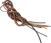ARTIBETTER 4pcs Leather Cord Durable Flat Leather Strips for DIY Jewelry Making Bracelets Necklaces and Crafts Lightweight and Practical Synthetic Material