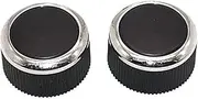 THua Store DVD Navigation Knob Central Screen Radio CD Player Knob Volume Button Compatible with Hyundai Verna (Color : 2pcs)
