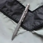 Titanium Pocket Ball Pen Signature Working Pen w/Spinning Gyro Toy EDC Pen Gift