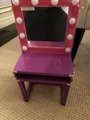 American Girl Kavi dressing table vanity for 18" doll NEW fm backstage set