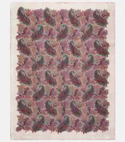 [Etro] Etro Paisley and tartan wool throw One Size red