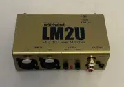Whirlwind LM2U Channel Balanced to Unbalanced Line Level Converter