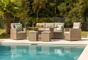 BARBOSA 6 Piece Outdoor Lounge Dining Setting
