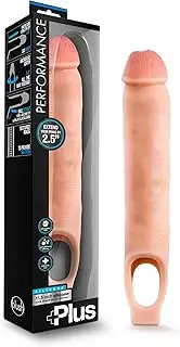 Performance Plus 11.5'' Silicone Cock Sheath Penis Extender - Flesh 6.4 cm (2.5'') Penis Extender Sleeve