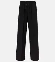[Dries Van Noten] Dries Van Noten Wool straight pants AU 10 black