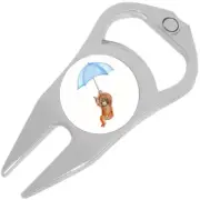 Orangutan Umbrella Golf Ball Marker Divot Repair Tool Bottle Opener