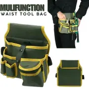 Electrician Waist Pocket Belt Tool Pouch Bag Canvas Hardware Toolkit Holder Bag