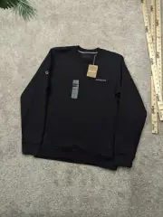 Patagonia Fitz Roy Icon Uprisal Crew Sweatshirt Black Womens Small NWT $79.00