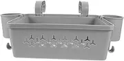Detachable Storage Basket Outdoor Hanging Organizer for Pool Gear Plastic Pool Holder Basket