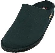 [HAFLINGER] Womens Flair Soft Fir Green Wool Felt Sandals 37 EU