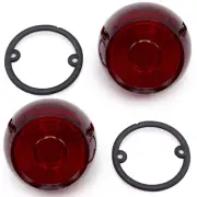 3.5" Red Rear Back Tail Signal Light Lamp For Jeep Jupiter '45 '75