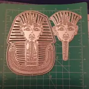 Universal Thin Metal Die Cut Tool Egyptian Pharoah Face Mask King Tut Death