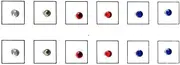 [XCHUN] 12 Pcs 3mm Crystal Rhinestone Magnetic Ear Stud Nose Studs Rings Non Piercing Earrings Lip Studs for Men Women Non Pierced Punk Body Jewelry Fake Earrings