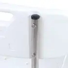 Adjustable Shower Chair Bench Portable Bath Seats Stool With Back Support For AU