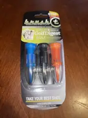 Brush t Golf Pro 3 Pack Tees Assorted 3-Wood, Driver, Oversize