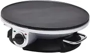13 Inch Electric Crepe Maker, 1200W Electric Pancake Maker, Pancake Skillet, 3-Speed ​​Adjustable Temperature Dial, for Making Crepes, Pancakes, Eggs, Omelettes