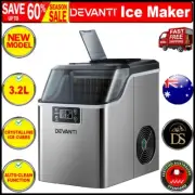 Devanti Ice Maker Machine Commercial 3.2L Portable Countertop Ice Cube Tray New