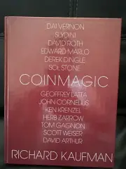 Magic Book Coin Magic New by Richard Kaufman Magic Illusion Book, Rare .