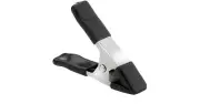 6" Inch Spring Clamp Clip Large Super Heavy Duty Metal Black - 2.5 Jaw Opening