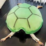 XILIWUS Wearable Turtle Pillow, 23.6/32/51in Turtle Wearable Pillow Adult and Kids, Cute Turtle Shell Pillow for Anxiety (23.6 in)