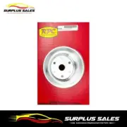 R9608 Small Block Chev V8 Long Water Pump Lower Triple Steel Chrome Pulley