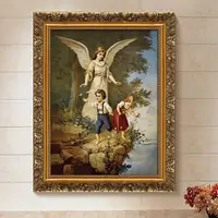 在飛比找樂天市場購物網優惠-古典油畫印刷臥室掛畫家居裝飾畫歐式壁畫教堂墻畫基督教天使人物