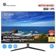 Mitsumaru 31.5inch QHD IPS HDR Monitor FreeSync HDMI DP TYPE C USB hub sRGB 99%