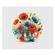 2 x 'Poppies and Cornflowers' Lens Cleaning Cloths (LC00027691)