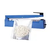 400Mm Electric Heat Sealer Sealing Machine Impulse Plastic Poly Bag Au Plug Hand Grippers