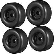 4 Pcs Cushion Car Accesories Feet Bumpers Trailer Door Bumpers Trailer Ramp Door Bumper Enclosed Trailer Parts Replacement Rubber Bumper Round Rubber Bumper Trailer Ramps Black BELLIFFY
