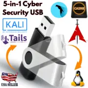 Cyber Security 64GB Linux USB 3.0 Kali, ParrotSec, BlackArch, Tails, Caine Boot