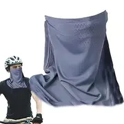 UV Face Cover, Breathable Sun Protection Cover, Cooling Facial Shield With Ear Loops, Sunscreen Covering Shield For Summer