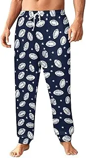 [Generic] Men's Sweatpants, Touchdown Silhouette Charm-139, Polyester Joggers, Sweatpants Jogging Pants for Workout Running