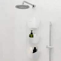 在飛比找momo購物網優惠-【UMBRA】Bask吊掛式浴室瀝水置物籃3入(浴室收納架 