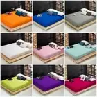 60cm Deep Wall Fitted Sheet 1000TC EgyptianCotton- Solid Color AU King/Queen/ DB