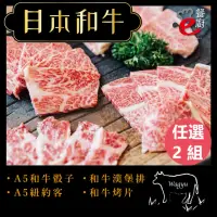 在飛比找momo購物網優惠-【日本和牛】日本A5和牛肉品頂級饗宴任選2組(和牛骰子/和牛