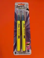 SHARPIE Clear View Highlighter Stick, Yellow, Pack of 2