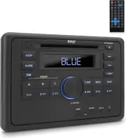 Pyle PLRVSD300 Single Din Bluetooth RCA/HDMI/DVD Stereo Amplifier Receiver