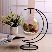 Holiday Ornament Iron Display Stand for Store, Meeting Room Sturdy with Hook