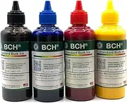Standard Sublimation Ink Refill Ink - 4-Color Pack for Epson, EcoTank & Workforce Printers - High-Transfer, Fade-Resistant Ink for Mugs, T-Shirts, and More