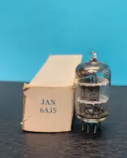 1- Tung-Sol JTL 6AJ5 Vacuum Tube NOS/NIB Tested [] Getter