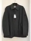 NWT BOSS HUGO BOSS SPORT REMMO TECNO WOOL CHARCOAL GRAY COAT SIZE 50