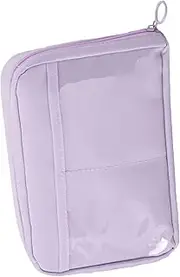 Générique Girls Pencil Bag, High Capacity Case, Multi-Compartment Organizer, Sturdy Zipper Closure, Lightweight Portable Design, 1 Piece, Perfect for School Supplies, Purple., Se référer au descriptif