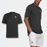在飛比找PChome24h購物優惠-adidas 愛迪達 短袖 Tennis Club 男款 黑