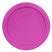 Pyrex 7201-PC 6" Pink Round Plastic Storage Cover Lid New for 4 Cup Glass Bowl