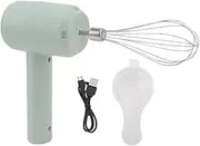 Electric Hand Mixer, Rechargeable Handheld Egg Beater, Portable Electric Cordless Handheld Mixer, Kitchen Aid Hand Mixer for Egg, Milkshake Cream, Cake, Baking, Cooking (Pale Blue)