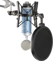 Bluebird Shock Mount And Pop Filter For Large Diaphragm Microphone